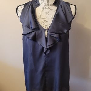 Violet & Claire Gray Silver Top size M